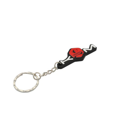 Porte clés KRM 52x21 mm rouge