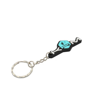Porte clés KRM 52x21 mm Turquoise