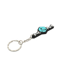 Porte clés KRM 52x21 mm Turquoise