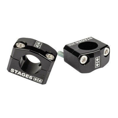 Pontet de guidon STAGE6 aluminium CNC 28mm noir