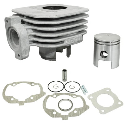 Kit cylindre piston AIRSAL alu nikasil pour scooter 50cc 2 temps Ludix/Vivacity