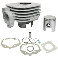 Kit cylindre piston AIRSAL alu nikasil pour scooter 50cc 2 temps Ludix/Vivacity