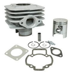 Kit cylindre piston AIRSAL alu adaptable pour scooter Piaggio 50 Zip 2T, Typhoon, Liberty 2T, Vespa LX 2T, Gilera 50 Stalker, Ice - Aprilia 50 SR Air