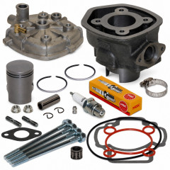 Pack reparation haut moteur cylindre, piston, culasse, goujon et accessoires : Scooter Gilera DNA, Runner, Piaggio Zip, NRG, NTT, Quartz, Aprilia SR, Derbi Atlantis, GP1