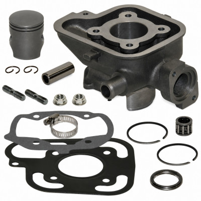 Pack cylindre piston avec vis et cage : Scooter Peugeot Jet Force, C-Tech, TSDI, Ludix Blaster liquide