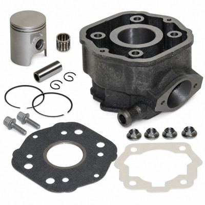 Pack cylindre piston avec vis et cage : 50 à boite Derbi Senda, DRD, X-Treme, X-Race, SM, GPR, Gilera GSM, Bultaco Astro euro 2