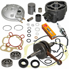 Pack bas et haut moteur adaptable cylindre, vilo et accessoires : 50 à boite minarelli am6, Aprilia RS, RX, MX, Yamaha TZR, DTR, DTX, Peugeot XP6, XPS, Beta RR, SM