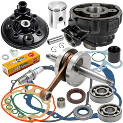 Pack bas et haut moteur top perf cylindre, vilo et accessoires : 50 à boite minarelli am6, Aprilia RS, RX, MX, Yamaha TZR, DTR, DTX, Peugeot XP6, XPS, Beta RR