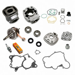 Pack bas et haut moteur top perf cylindre, vilo et accessoires : 50 à boite Derbi Senda, DRD, X-Treme, X-Race, SM, GPR, Gilera GSM, Bultaco Astro euro 2