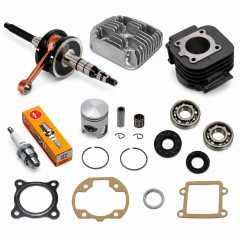 Pack bas et haut moteur adaptable cylindre, vilo et accessoires : Scooter MBK Booster, Spirit, Stunt, Rocket, Next, Yamaha BWS, Spy, NG, Slider
