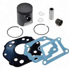 Kit piston, cage à aiguille + joints adaptable 50cc : 50 à boite Bultaco Astro, Derbi Senda, X-Treme, X-Race, GPR, Gilera GSM euro 2