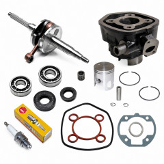 Pack bas et haut moteur adaptable cylindre, vilo et accessoires : Scooter MBK Nitro, Mach-G, Yamaha Aerox, Jog liquide