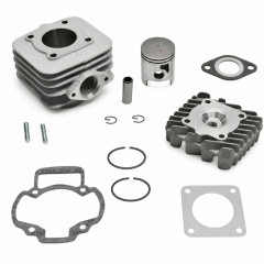 Pack haut moteur Airsal cylindre, piston, culasse et accessoires : Scooter Piaggio Typhoon, Fly, Liberty, NRG, Sfera, Vespa, Zip, Gilera Ice, Storm, TPH, Stalker, Italjet, Derbi, Aprilia