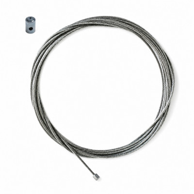 Câble de gaz Adaptables avec serre-câble pour tous type de carburateur