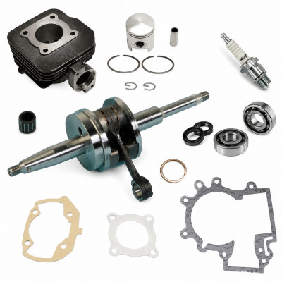 Pack bas et haut moteur adaptable cylindre, vilo et accessoires : Scooter Peugeot Ludix, One, Snake, Trend, Classic, Vivacity, Kisbee 2013