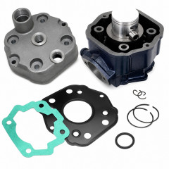 Pack haut moteur Carenzi cylindre, piston, culasse et accessoires : 50 à boite Derbi GPR, Senda, DRD, SM, X-Treme, X-Race, Gilera GSM euro 2