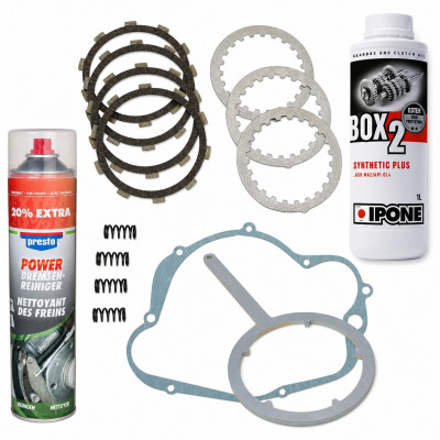 Kit restauration embrayage, joint, huile boite Adaptables AM6 pour MBK X-Power X-Limit, Yamaha TZR DTR, Aprilia RS, Peugeot XPS XP6, Beta RR