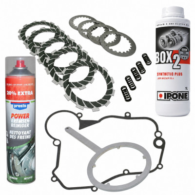 Kit restauration embrayage, joint, huile boite Adaptables Euro 3 4 pour Gilera RCR SMT, Derbi Senda DRD GPR X-Race, Aprilia RS RX SX