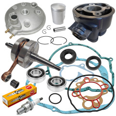 Pack bas et haut moteur carenzi cylindre, vilo et accessoires : 50 à boite minarelli am6, Aprilia RS, RX, MX, Yamaha TZR, DTR, Peugeot XP6, XPS, Beta RR