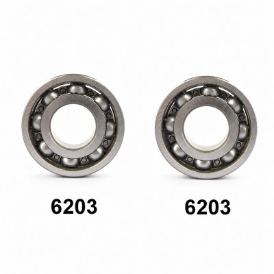 Paire de roulement 6203 pour boite de vitesse 50cc à bitre derbi euro 2 euro 3 / 4