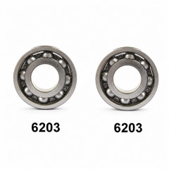 Paire de roulement 6203 pour boite de vitesse 50cc à bitre derbi euro 2 euro 3 / 4