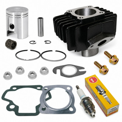 Pack cylindre bougie, cage, vis : Moto Yamaha PW50, Y-Zinger après 1981