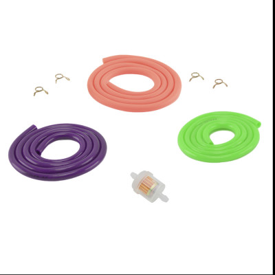 Kit durite 3 couleurs, filtre et colliers pour mobylette, scooter, 50 a boite et autres