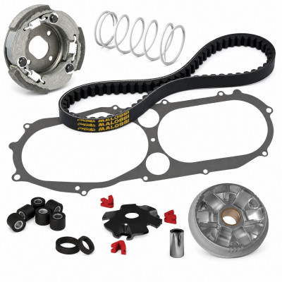 Pack transmission malossi variateur, embrayage, courroie, galets, ressorts : Scooter MBK Booster, Spirit, Rocket, Stunt, Yamaha BWS, minarelli vertical 50cc