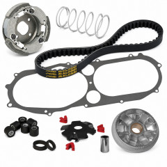 Pack transmission malossi variateur, embrayage, courroie, galets, ressorts : Scooter MBK Booster, Spirit, Rocket, Stunt, Yamaha BWS, minarelli vertical 50cc
