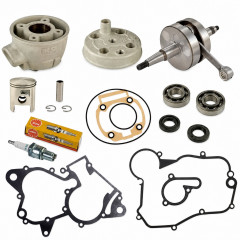 Pack bas et haut moteur doppler cylindre, vilo et accessoires : 50 à boite Derbi Senda, DRD, X-Treme, X-Race euro 3