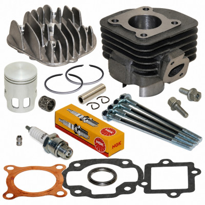 Pack reparation haut moteur cylindre, piston, culasse, goujon et accessoires : Scooter CPI, Hussar, Oliver, Popcorn, Keeway, F-Act, Focus, Goccia, Hurricane, Matrix, Pixel