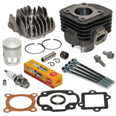 Pack reparation haut moteur cylindre, piston, culasse, goujon et accessoires : Scooter MBK Ovetto, Mach-G, Jog, Neos, Aprilia SR