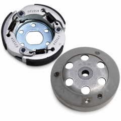 Pack embrayage top perf diam 107 avec cloche et ressorts : Scooter TKR, Trekker, Speedfight, Zip, Typhoon, NRG, Fly, Vespa LX 2T 4T