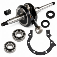 Pack vilebrequin, roulements et joint Adaptables mobylete Peugeot 103 SP MVL allumage électronique petit cône