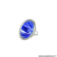 LAMPE HALOGEN DICHROIQUE DIAMETRE 50mm 12V 25W COULEUR BLEUE