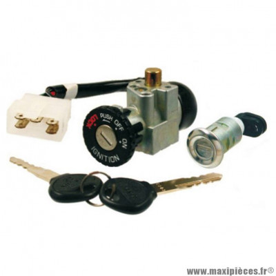 Contacteur à clé Neiman RMS pour Kymco Dink 50 / 125 / 150 / 200 (1996 à 2003) – Compatible Spacer et Yager