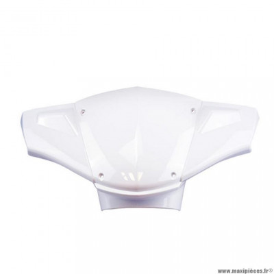 COUVRE COMPTEUR BLANC METAL PEUGEOT KISBEE 2 ET 4 TEMPS
