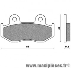 PAIRE DE PLAQUETTE DE FREINS AVANT HONDA VISION - @ - DYLAN - PS - SH 50 125 150