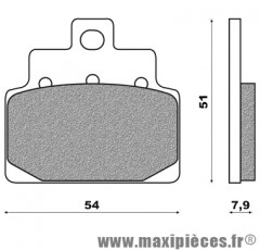 PLAQUETTES DE FREIN AVANT FERODO ECO FRICTION APRILIA SCARABEO - HABANA - LEONARDO - MOJITO - SR 100 125 150