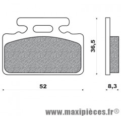 PLAQUETTES DE FREIN AVANT SYM MIO - DD - CINDERELLA - KYMCO YUP - KB - HONDA LEAD 50 100 2 ET 4 TEMPS