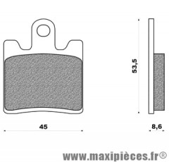 PAIRE DE PLAQUETTE DE FREIN AVANT DAELIM S2 FREEWING - SUZUKI BURGMAN 125 250 400