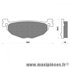 PAIRE DE PLAQUETTE DE FREIN ARRIERE YAMAHA MAJESTY 400 - T-MAX 500 530