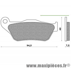 PLAQUETTE DE FREIN AVANT MBK CITYLINER - SKYCRUISER - YAMAHA X-CITY - X-MAX 125 250