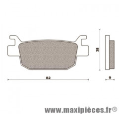PLAQUETTES DE FREIN ARRIERE FERODO ECO FRICTION HONDA FORZA - JAZZ - S-WING - SH 125 150 250 300