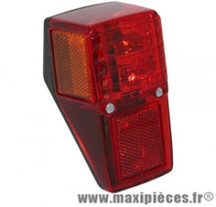 Feu arrière avec catadioptres peugeot 103 mvl - vogue - mbk 51 club