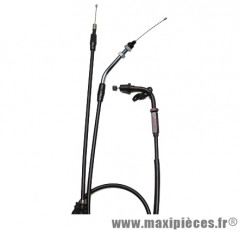 TRANSMISSION GAZ COMPLETE DERBI GPR 50 JUSQU'A 2003