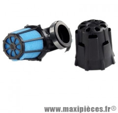 FILTRE A AIR POLINI BLUE AIR BOX PHBG ETANCHE FIXATION COUDEE 90° DIAM 32 (203.0095)