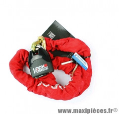 ANTIVOL CHAINE LOCKFORCE BOA 120 120cm X 10mm