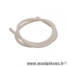 DURITE D'ESSENCE 1 METRE BLANC DIAMETRE INTERIEUR 5mm SCOOTER MOTO