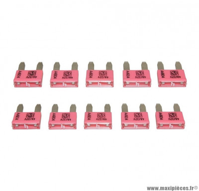 FUSIBLE PLAT ENFICHABLE MINIATURE 4A (SACHET DE 10)
